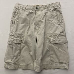 Levi's 32 x 10" Cream 100% Cotton‎ Twill Men's Core Cargo Shorts 366310010